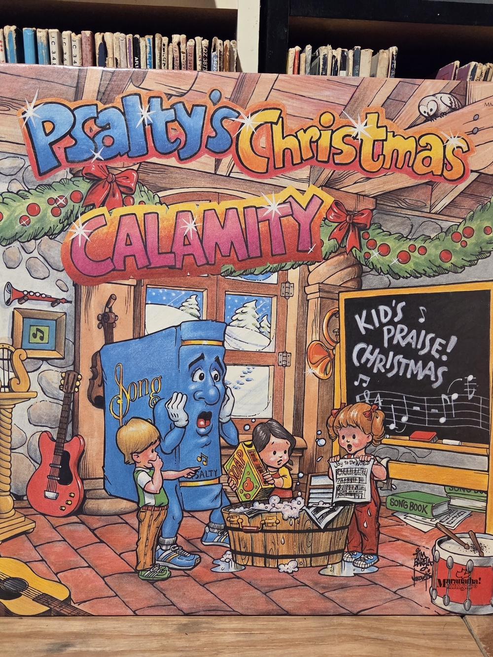 Psalty's Christmas Calamity kids praise christmas vintage vinyl